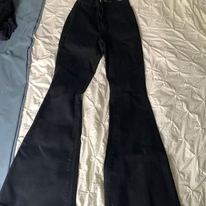 black bootcut/flare jeans